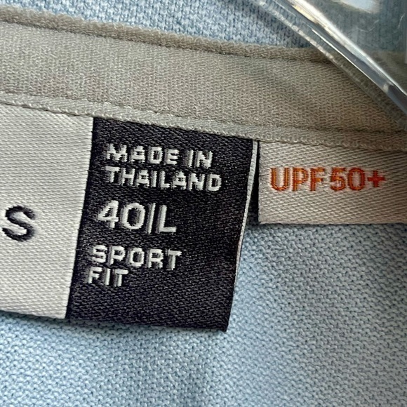 KJUS Women Top Blue White‎ 40 L Sport Fit UPF 50+ Polo Sleeveless 38” Bust Golf - Picture 4 of 11